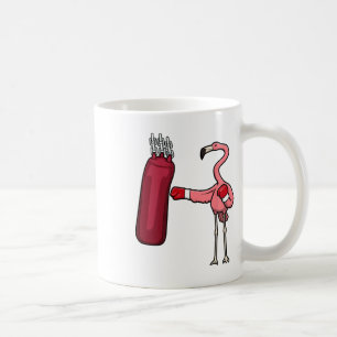 Flamingo Boxing Self Defence Hob Coffee Mug