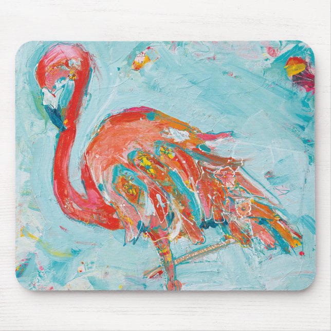 Flamingo Bright Mouse Pad (Front)