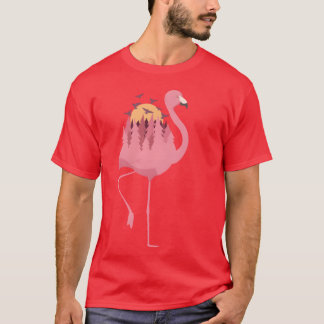 Flamingo Camping boy T-Shirt