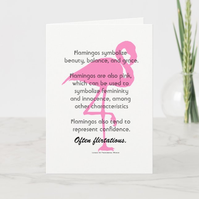Flamingo Card (Front)