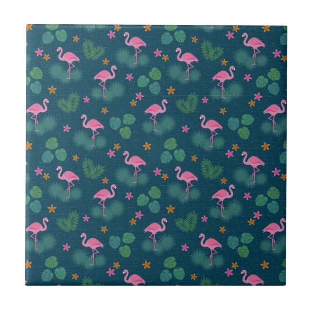 Flamingo Ceramic Tile (Front)