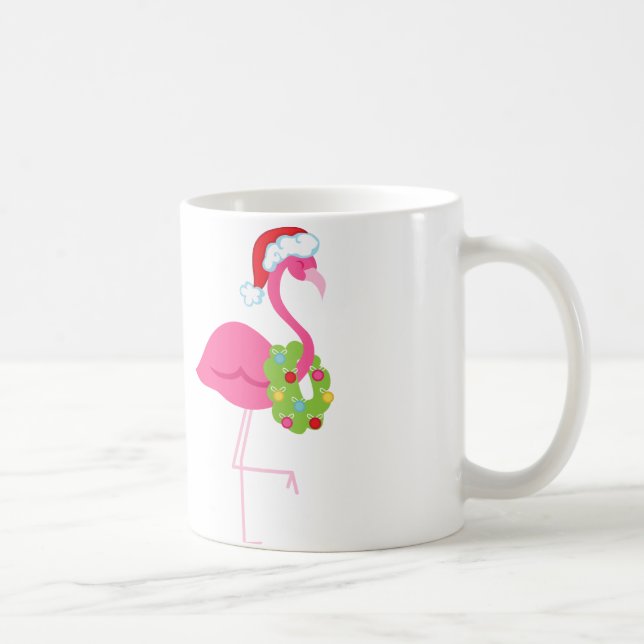Flamingo Christmas Mug (Right)