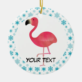 Flamingo Christmas Ornament Gift