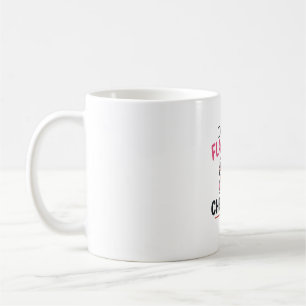 Flamingo Christmas Quote Vector Coffee Mug