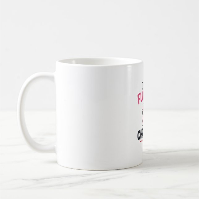 Flamingo Christmas Quote Vector Coffee Mug (Left)