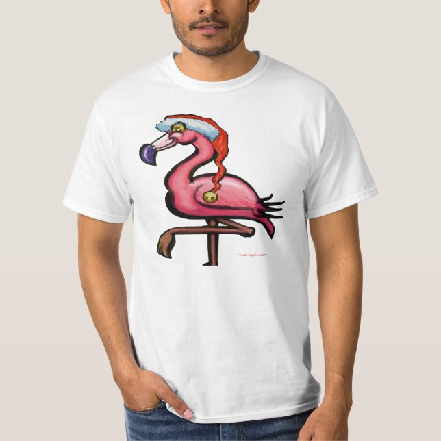 Flamingo Christmas Tee (Front)