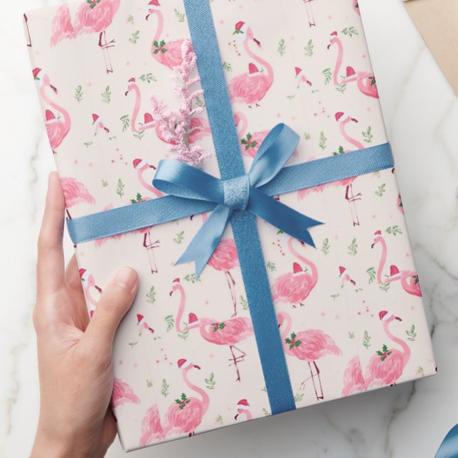 Flamingo christmas  wrapping paper (Creator Uploaded)