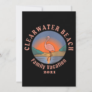 Flamingo Clearwater Beach Flamingo Vacation 2021 Save The Date