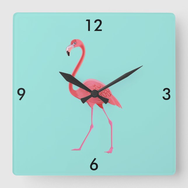 Flamingo Clock (Front)