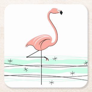 Flamingo coasters