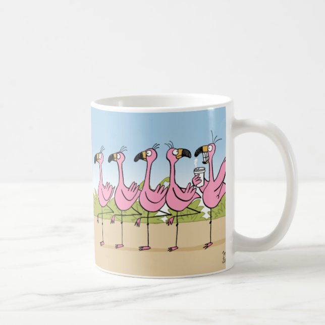 Flamingo Coffee Coffee Mug (Right)