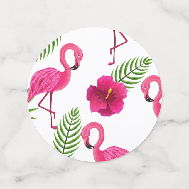 Flamingo Confetti (Medium Back)