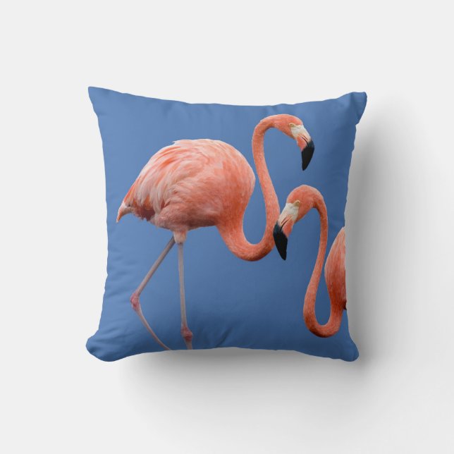Flamingo Couple Cushion (Front)