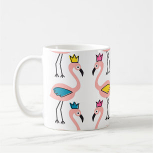 Flamingo Crown: Vintage Kids Coffee Mug