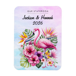 Flamingo Cruise Ship Stateroom Decor Magnet