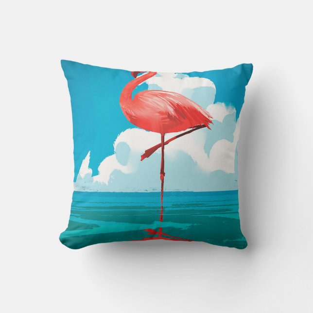 Flamingo Cushion (Front)