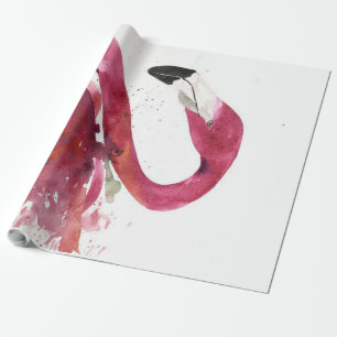 Flamingo Cute Watercolor Flamingo Gifts Lover Wrapping Paper