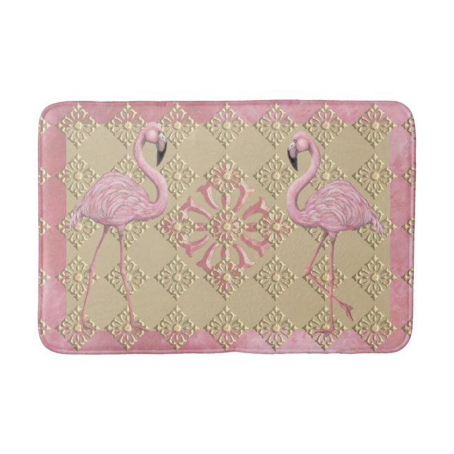 Flamingo Dance Bath Mat (Front)