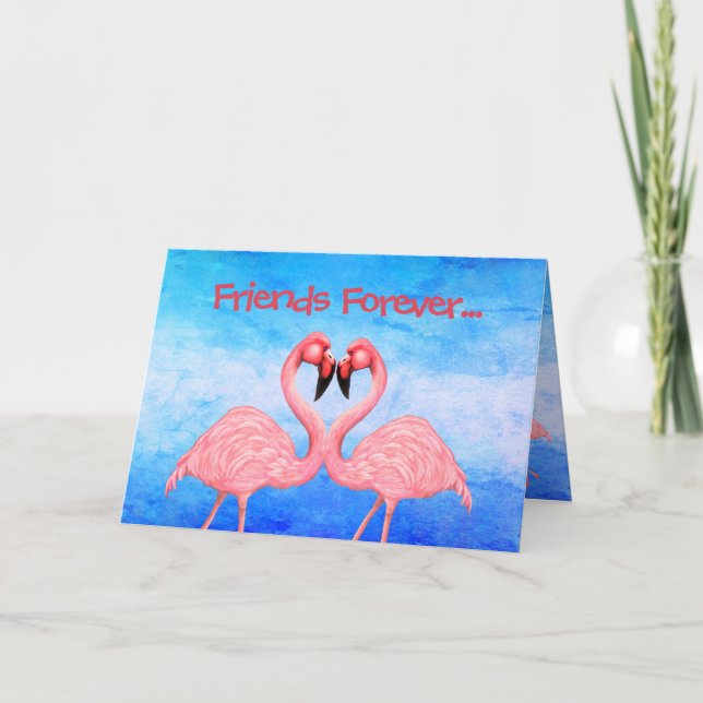 Flamingo Dance Card (Front)