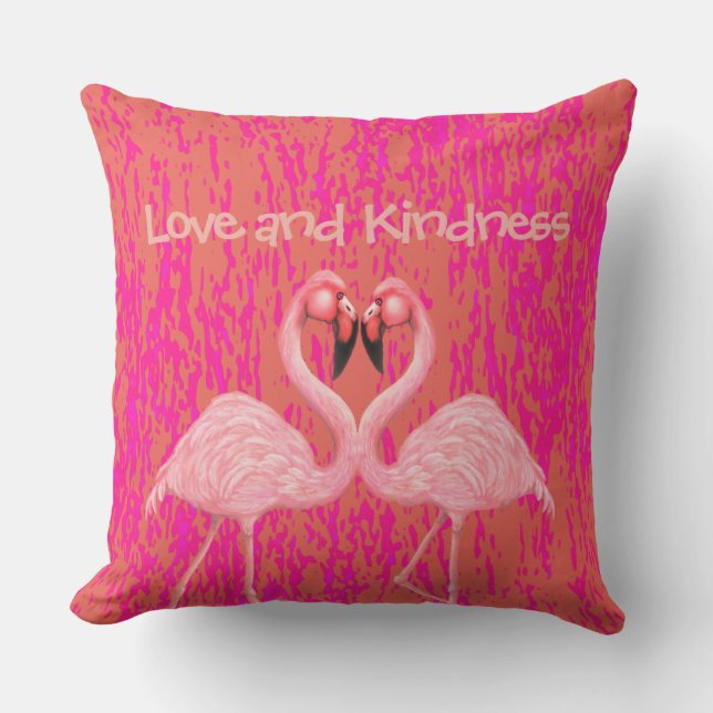 Flamingo Dance Cushion (Front)