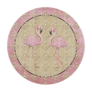 Flamingo Dance Cutting Board