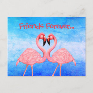 Flamingo Dance Postcard