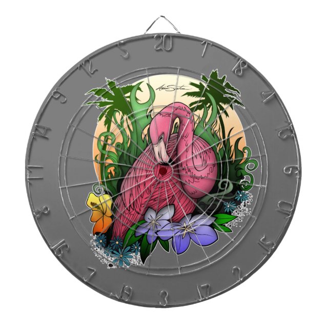 Flamingo Dartboard (Front)