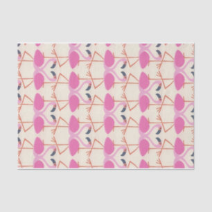 Flamingo Decor Tropical Vibes Exotic Bird Summer  Tissue Paper