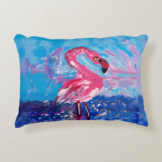 Flamingo Decorative Cushion (Front)