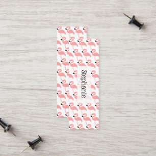 Flamingo Design Bookmark Calling Card