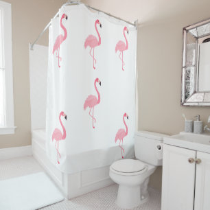 Flamingo Design Shower Curtain