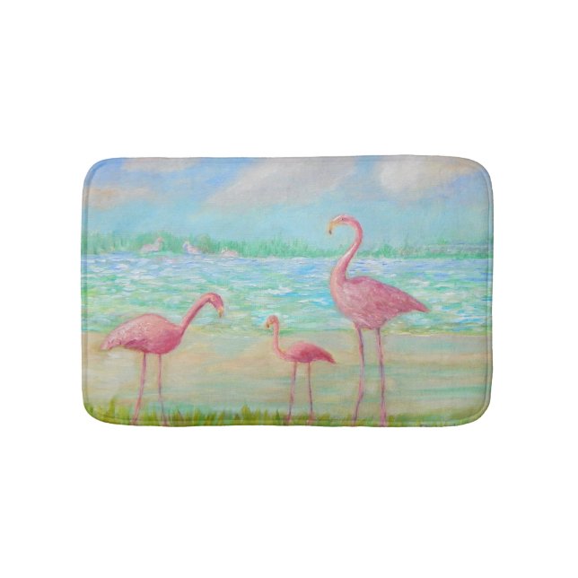 FLAMINGO DREAMING BATH MAT (Front)