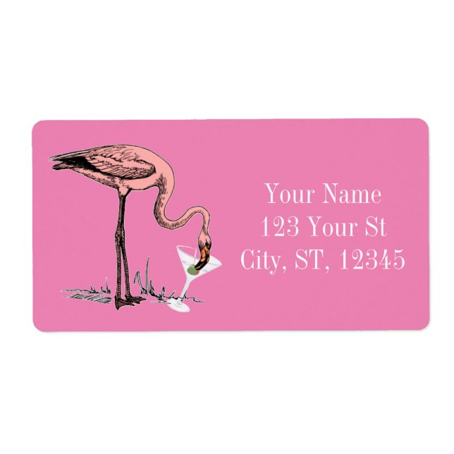 Flamingo Drinking Martini Thunder_Cove (Front)