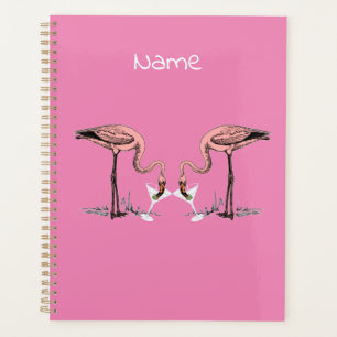 Flamingo Drinking Martini Thunder_Cove Planner