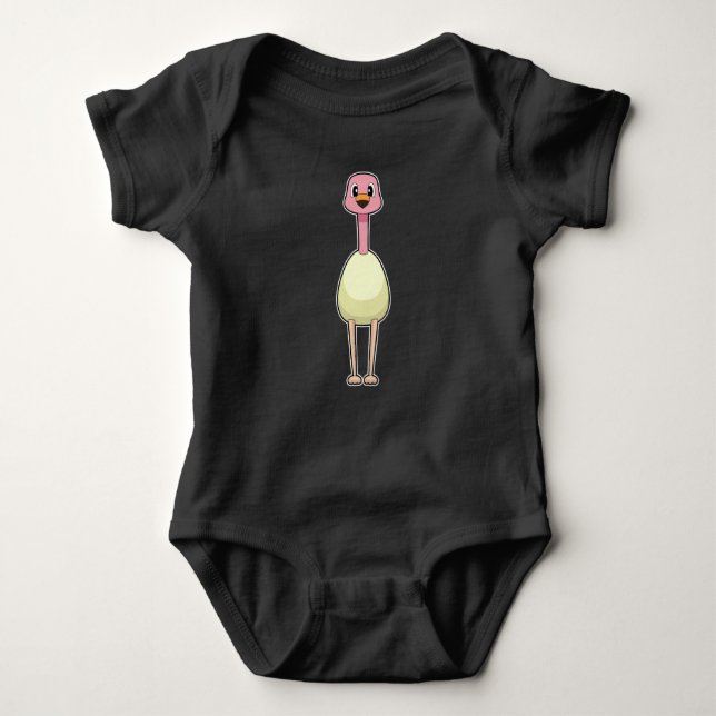 Flamingo Egg Baby Bodysuit (Front)