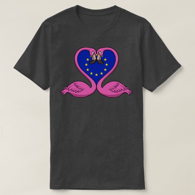 Flamingo European Union T-Shirt (Design Front)