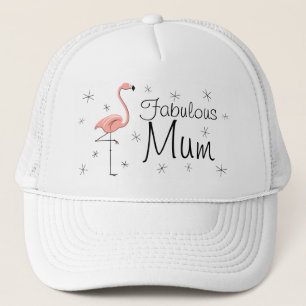 Flamingo 'Fabulous Mum' Trucker hat