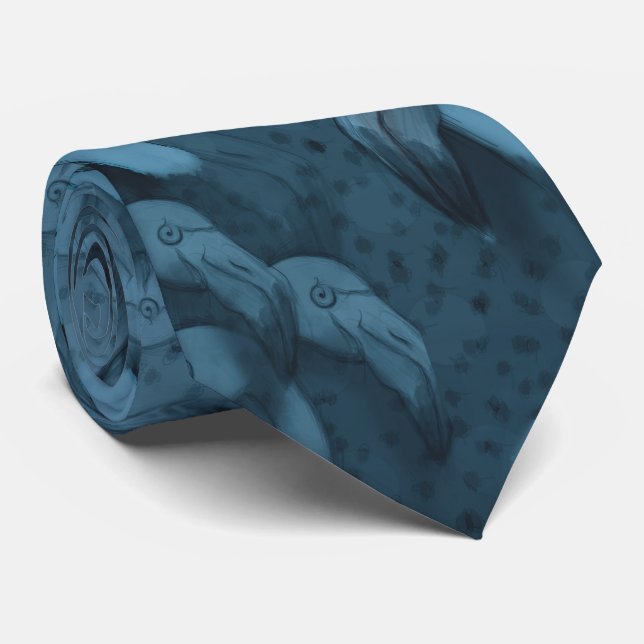 Flamingo fairytale tie (Rolled)