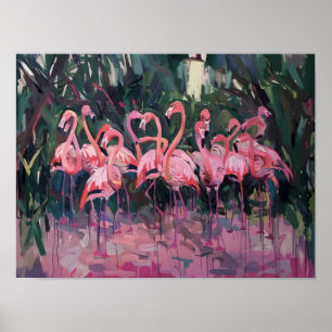 Flamingo Family 🦩 Poster