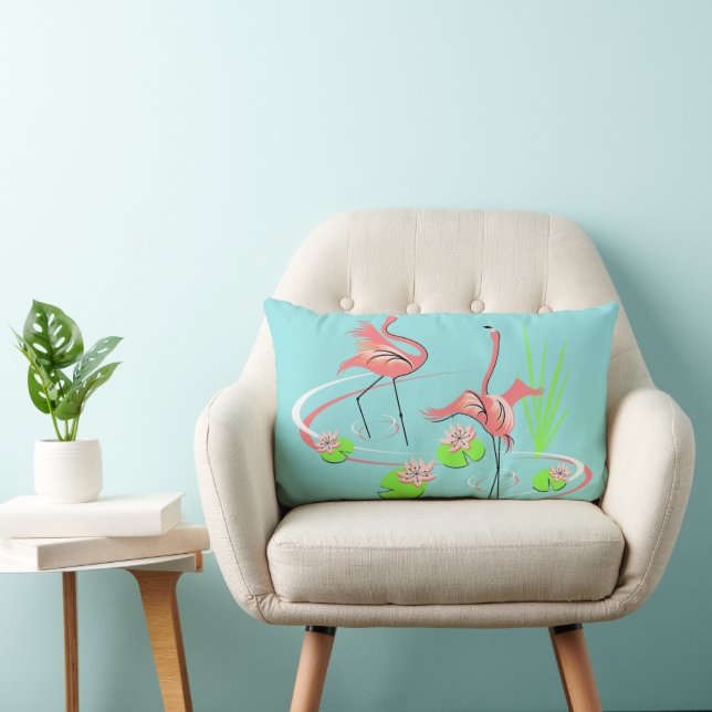 Flamingo Fandango Duo 2 lumbar pink back Cushion (Chair)