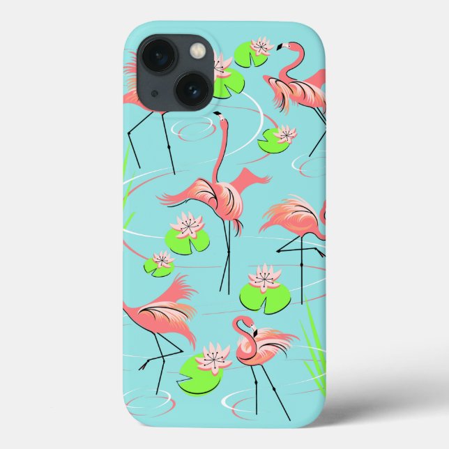 Flamingo Fandango iPad Mini case (Back)