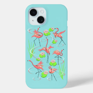 Flamingo Fandango iPhone case