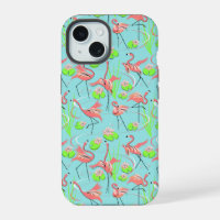 Flamingo Fandango Multi iPhone case