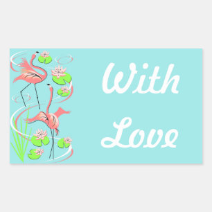 Flamingo Fandango Slim Duo With Love sticker
