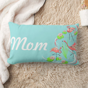 Flamingo Fandango Trio Mum lumbar Cushion