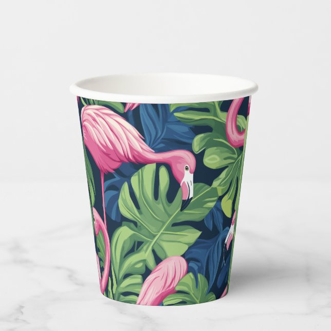 Flamingo Fiesta Paper Cup (Front)