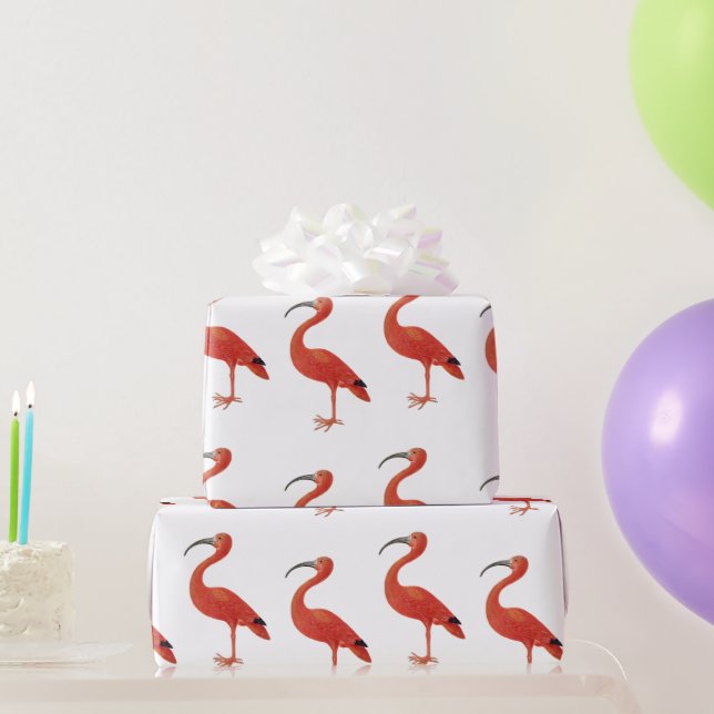 Flamingo - Fine Art Wrapping Paper (Party Gifts)