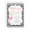 Flamingo First Birthday Invitation