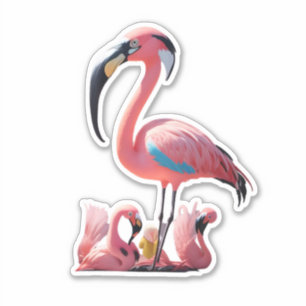 Flamingo Flair Decorate with Stylish Stickers