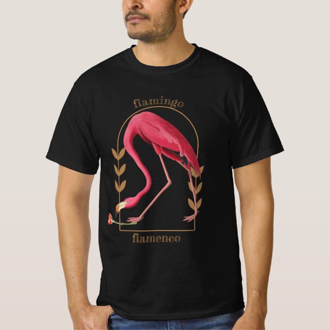 "Flamingo Flamenco" Men's  T-Shirt (Front)